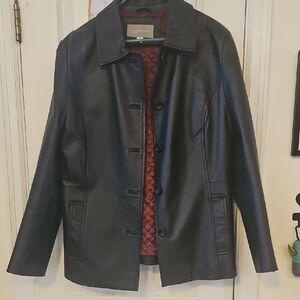 Croft & Barrow Black Lightweight Shirt Jacket
